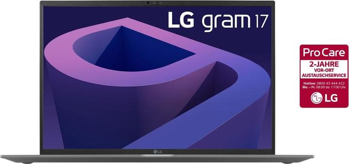 Actual product image LG Gram 17 (17", 1000 GB, 16 GB, DE, Intel Core i7-1260P)