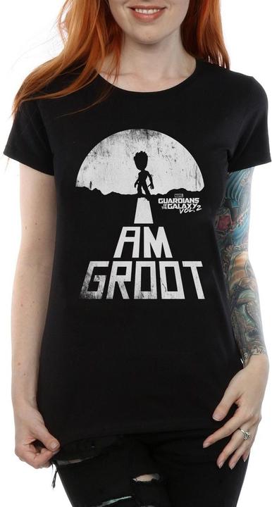 Actual product image Guardians of the Galaxy Womens/Ladies I Am Groot Cotton T-Shirt (S)