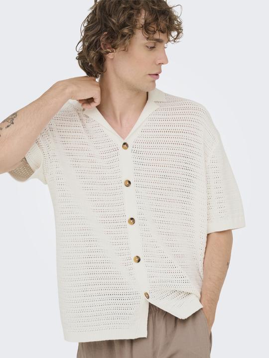 Immagine prodotto Only & Sons ONSTHIAGO Gestricktes Polo-Hemd Polo (L)