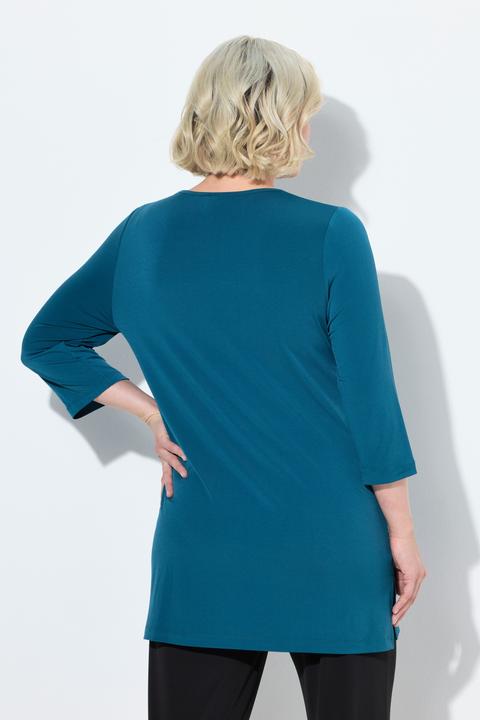 Actual product image Ulla Popken Matte Jersey Round Neck Tunic (56)