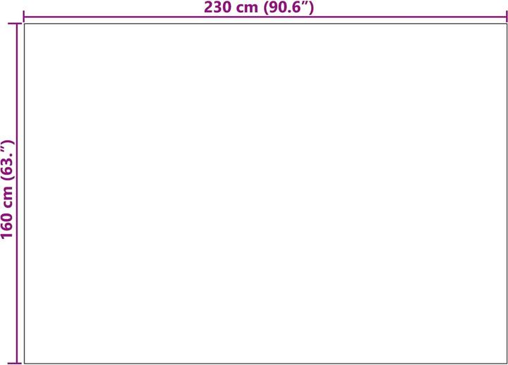 Produktbild vidaXL Polyester-Teppich (230 x 160 cm)