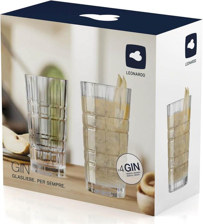 Image du produit Leonardo Gin high (4 dl, 2 x, Verres à gin)