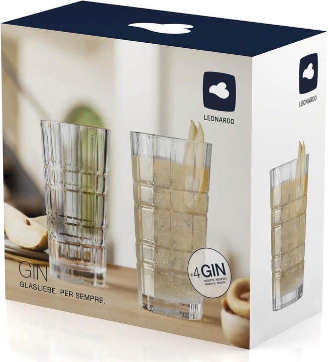 Image du produit Leonardo Gin high (4 dl, 2 x, Verres à gin)