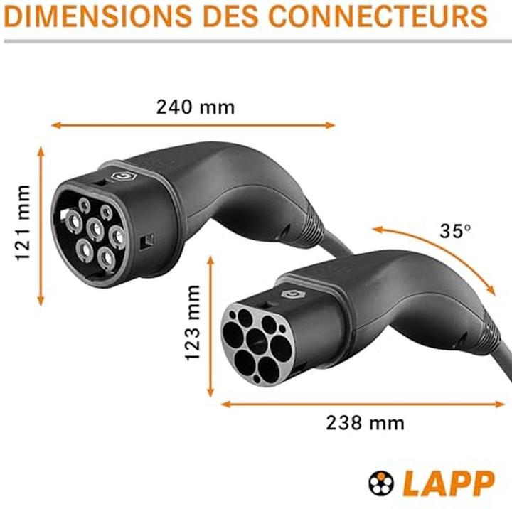 Produktbild Lapp Mobility Ladekabel (Typ 2, 22 kW, 32 A, 10 m)