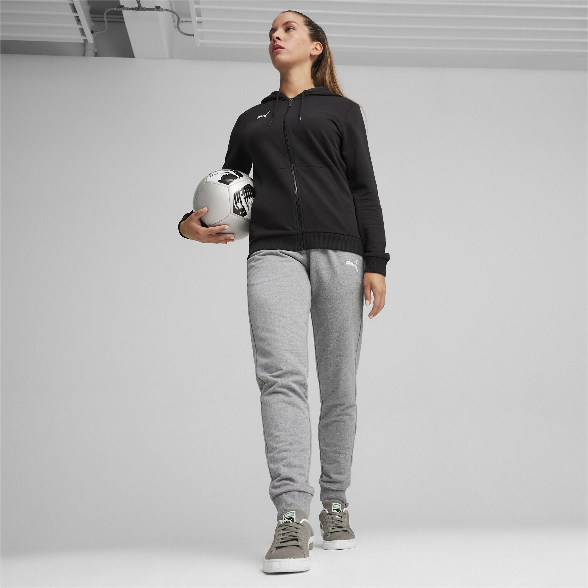 Thumbnail - Puma, Damen, Pullover, teamGOAL Casuals Hooded Jacket Wmn, Schwarz, (S)