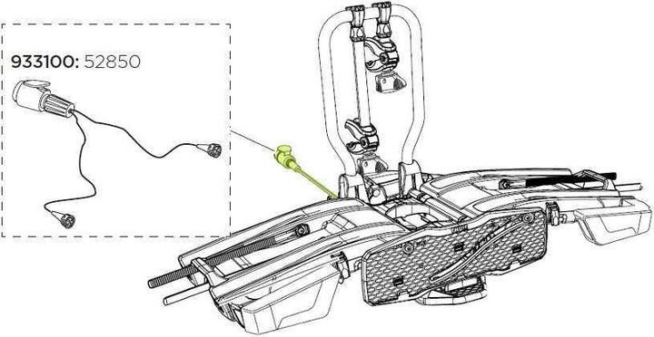 Produktbild Thule Lampenkabel (Silber)