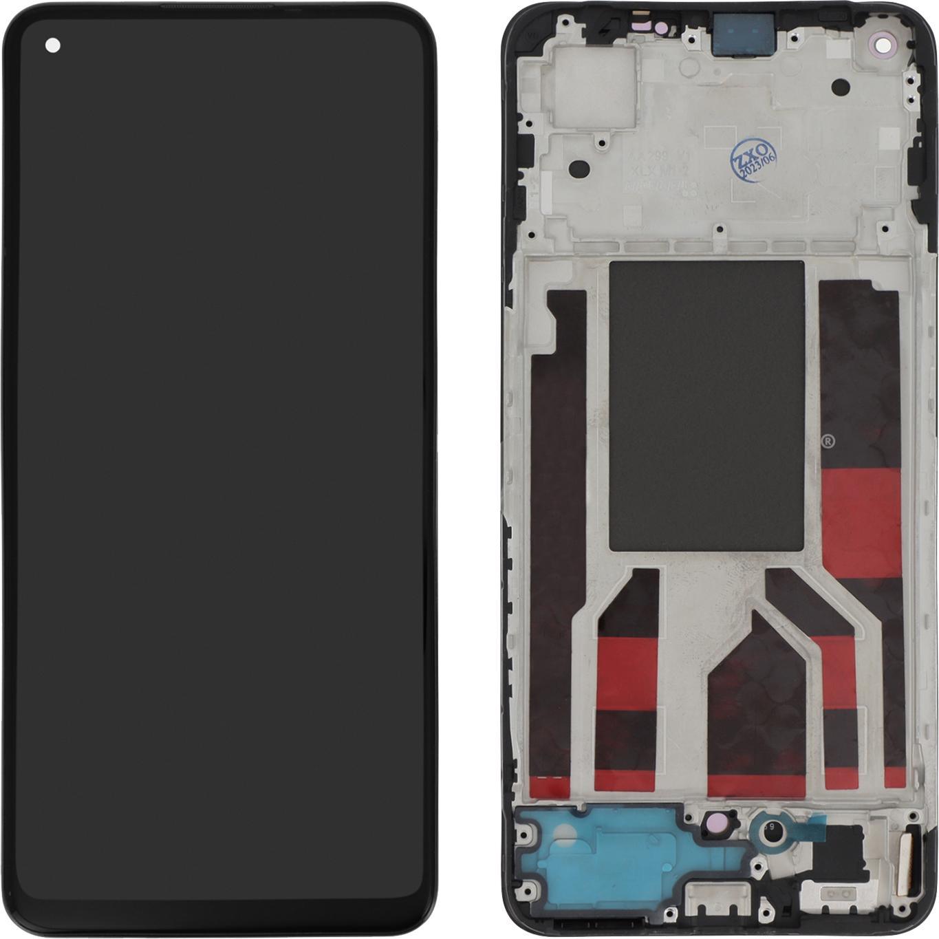 Clappio Ersatzteil Bildschirm + Touchscreen (Inkl. Gehäuse) (Oppo Reno 8), Mobilgerät Ersatzteile, Schwarz