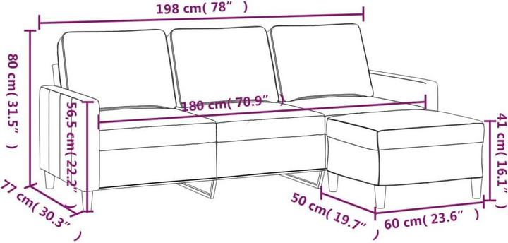 Produktbild vidaXL Amado (3-Sitzer)