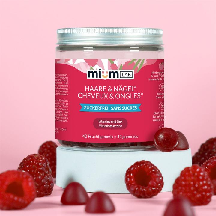 Immagine prodotto Mium Lab Vitamingummis Haare & Nägel (42 Pezzo/i, Gomme, 140 g)