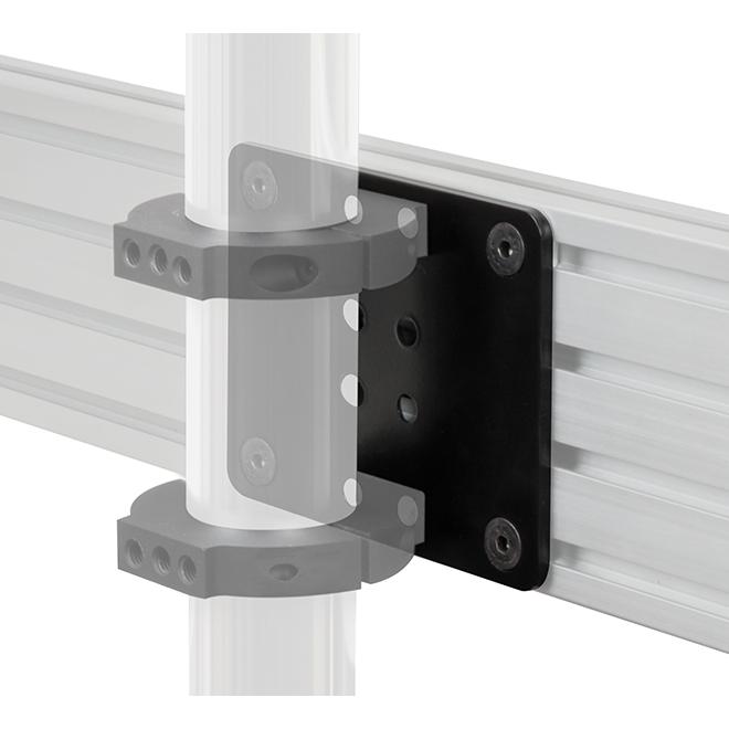 Thumbnail - b-tech Collar Mounting Bracket, Digital Signage Zubehör, Schwarz