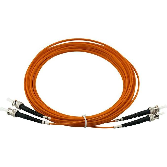 BlueOptics Cavo patch in fibra ottica duplex ST-ST Multimode OM1 2 metri (2 m), Cavo di rete