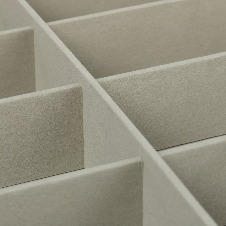 Actual product image Relaxdays Spectacle box white 33.5 x 19.5 x 15.5 cm