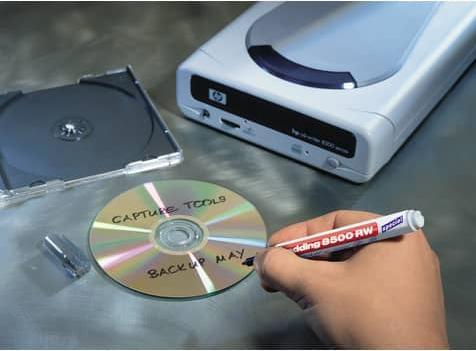 Actual product image Edding 8500 RW cd/dvd/bd marker non-permanent (Black, 1 mm, 1 x)