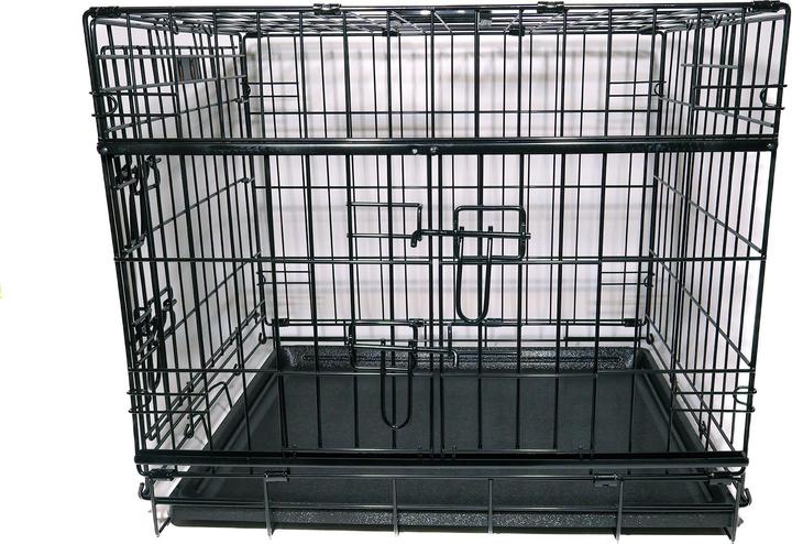 Produktbild Petcare active canis - Premium Slidingdoor Cage - Black - 61 x 46 x 51 (Hund, Faltbar)
