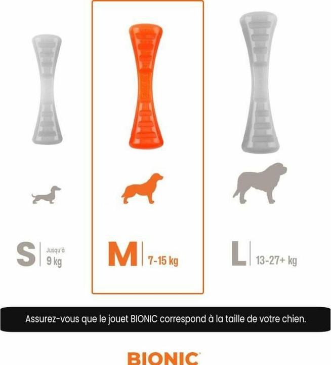 Immagine prodotto Bionic Bastone urbano M, 12x5x29cm (Gioco da masticare per cani)