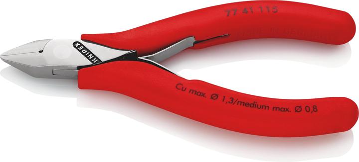 Knipex Tronchese laterale per elettronica 77 41 115 (115 mm)