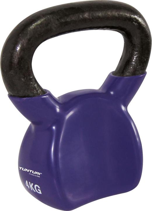 Image du produit Tunturi Vinyl Gusseisen Kettlebell (1 x 4 kg)
