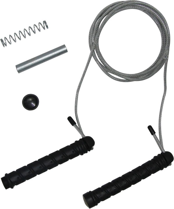 Tunturi Stahlspringseil mit extra Gewichten (280 cm)