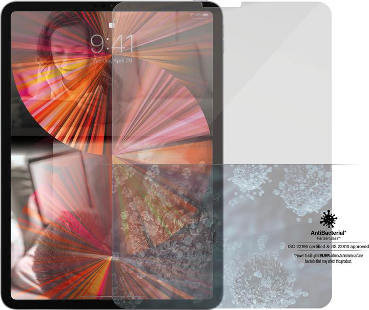 Produktbild PanzerGlass Displayschutz (1 Stück, iPad Pro 11 2018 (1. Gen), iPad Pro 11 2020 (2. Gen), iPad Pro 11 2021 (3. Gen), iPad Air 2020 (4. Gen), iPad Air 2022 (5. Gen))