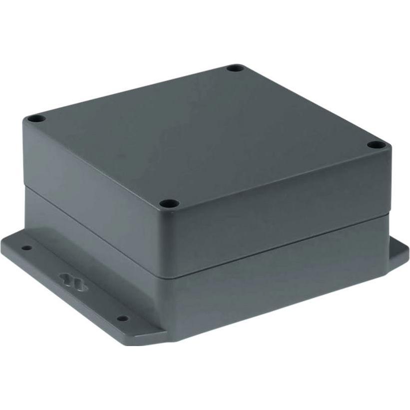 RND Components Kunststoffgehäuse 120x120x60mm Dunkelgrau ABS IP65 (Gehäuse), Elektronikzubehör + Gehäuse, Grau