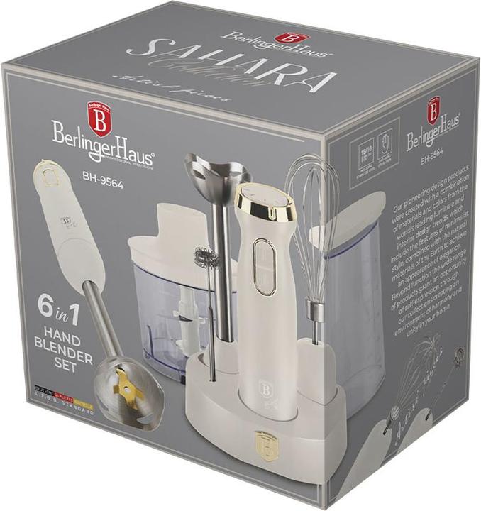 Produktbild BerlingerHaus Haus 6-teiliges Stabmixer-Set Sahara Collection