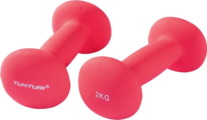 Produktbild Tunturi Neopren Kurzhanteln (2 x 2 kg)