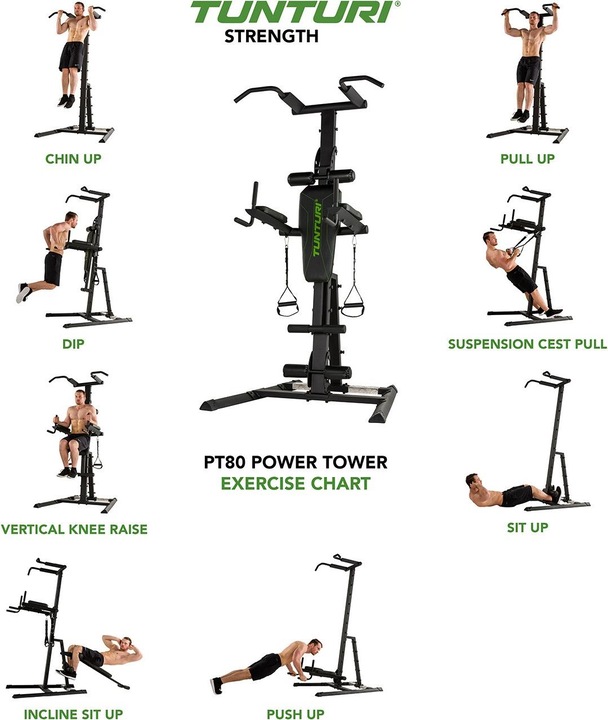 Actual product image Tunturi Klimmzugstation Power Tower PT80