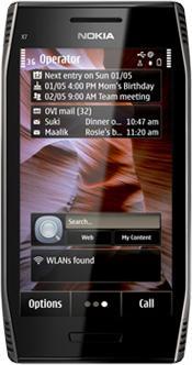 Actual product image Nokia X7-00 - Dark Steel (350 GB, 4", 8 Mpx, 3G)