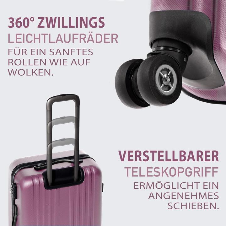 Produktbild Fergé 3-teiliges Hartschalenkoffer-Set "Toulouse" (110 l)
