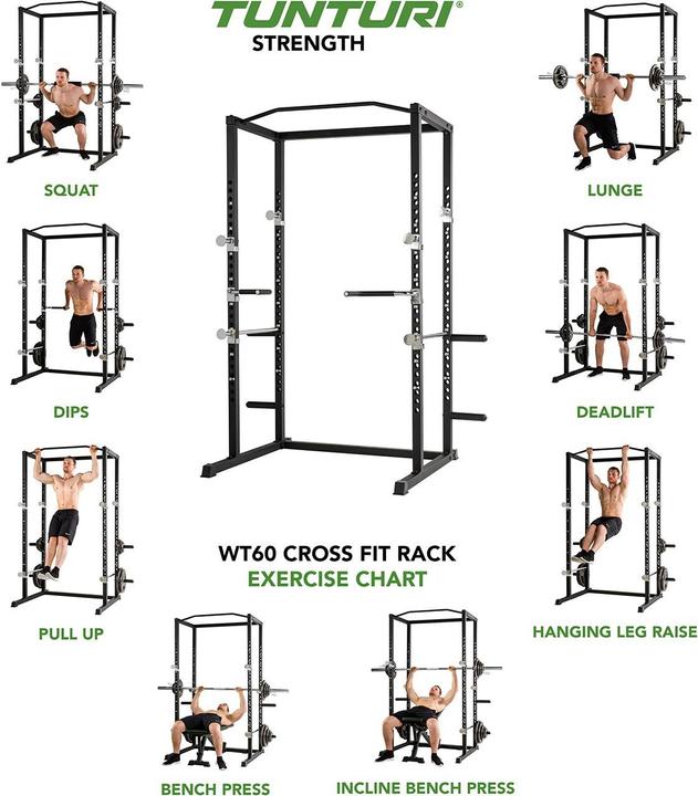 Actual product image Tunturi Cross Training Rack WT60 Squat Rack