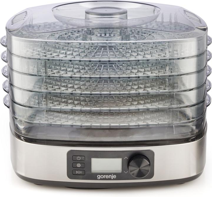 Actual product image Gorenje FDK500DE Food Dryer, 380W, 5 drying plates, Stainless steel
