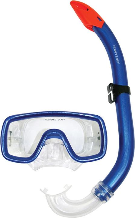 Produktbild Tunturi Schnorchel Set Junior Blau/Transparent
