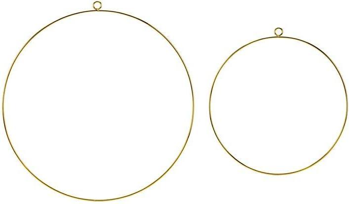 Produktbild Partydeco Metal hanging decorations Hoops, mix (1 pkt / 2 pc.) (2 Stück)