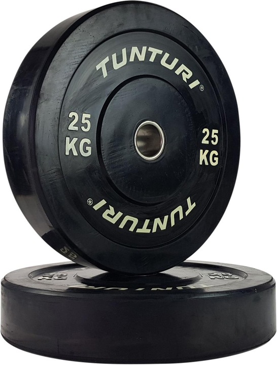 Actual product image Tunturi Bumper Plate Hantelscheiben 50 mm 25 kg (1 x 25 kg)