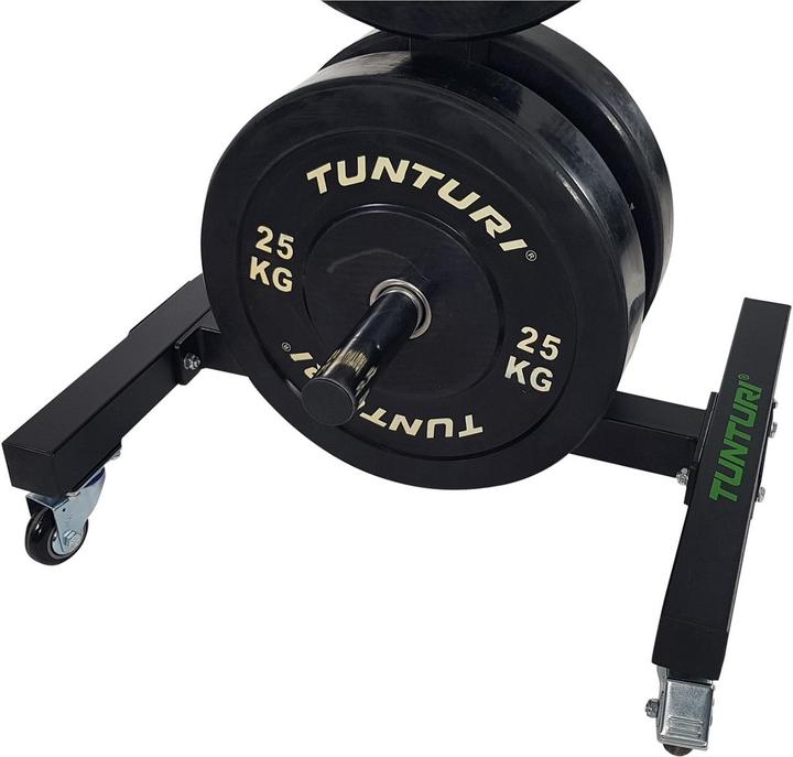 Actual product image Tunturi Upright Bumper Plate Hantelscheiben Rack