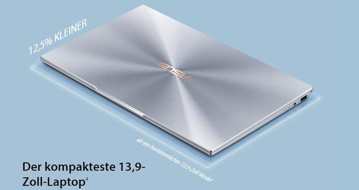Produktbild ASUS ZenBook S13 UX392FN-AB030T (13.90", 1000 GB, 16 GB, CH, Intel Core i7-8565U)