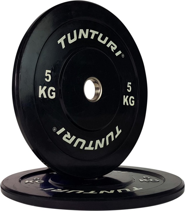 Actual product image Tunturi Bumper Plate Hantelscheiben 50 mm 5 kg (1 x 5 kg)