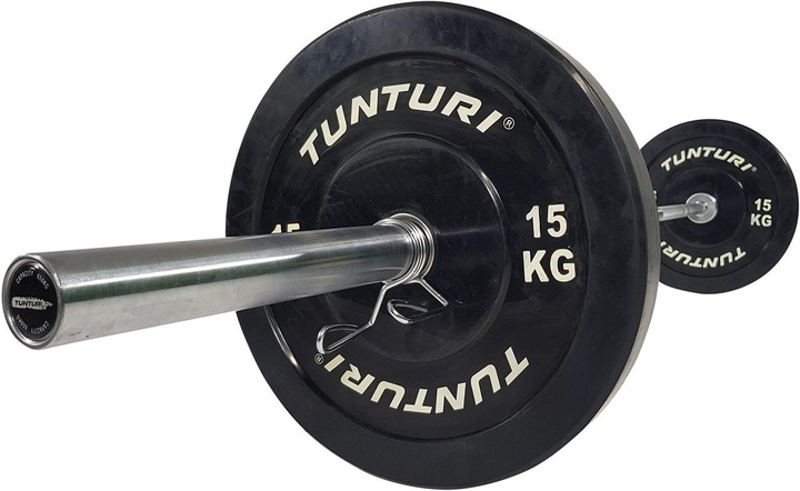 Actual product image Tunturi Bumper Plate Hantelscheiben 50 mm 15 kg (1 x 15 kg)