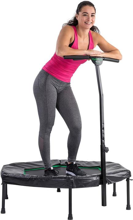 Produktbild Tunturi Hexagon Fitness Trampolin mit Verstellbarem und Abnehmbarem Handgriff (84 cm)