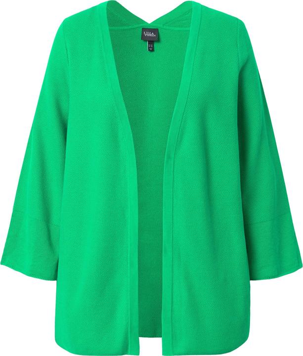 Image du produit Ulla Popken Cardigan coupe ouverte et évasée, encolure en V et manches 3/4 (46, 48)