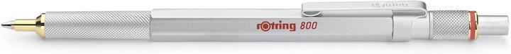 Immagine prodotto Rotring Biros 800 argento, confezione regalo M-nero (Argento, Rosso, 1 x)
