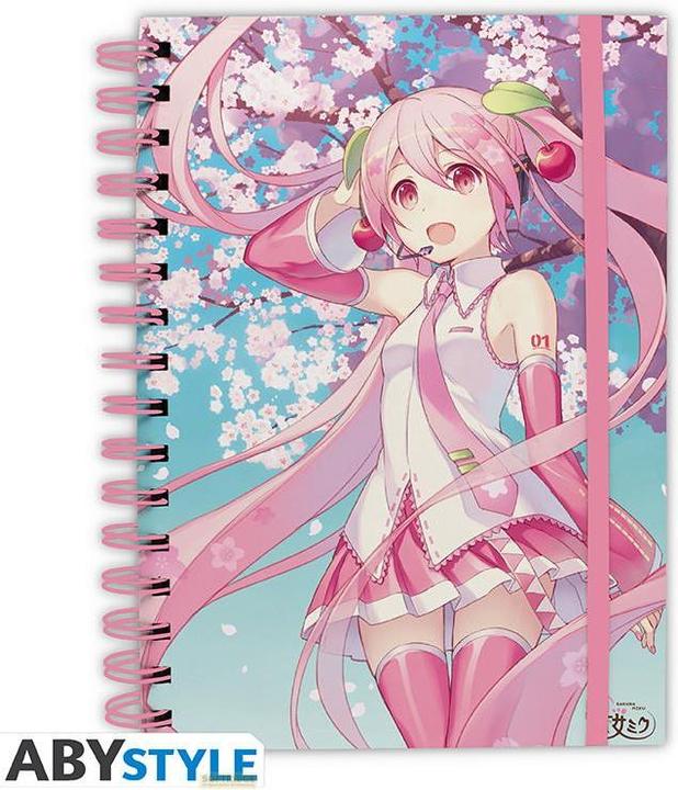 ABYstyle Hatsune Miku Notebook A5: Cherry Blossom (A5, Nessuna)
