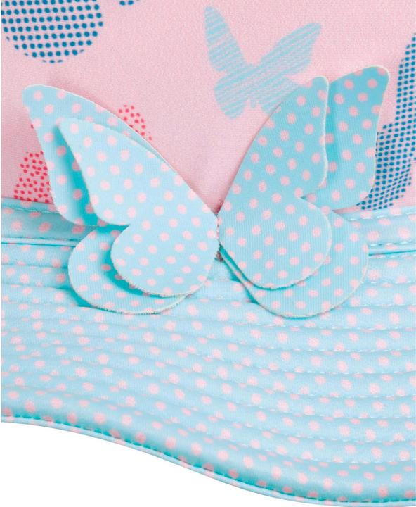 Immagine prodotto Playshoes Cappello da sole Protezione UV Farfalla Rosa/Turchese Misura 55 cm