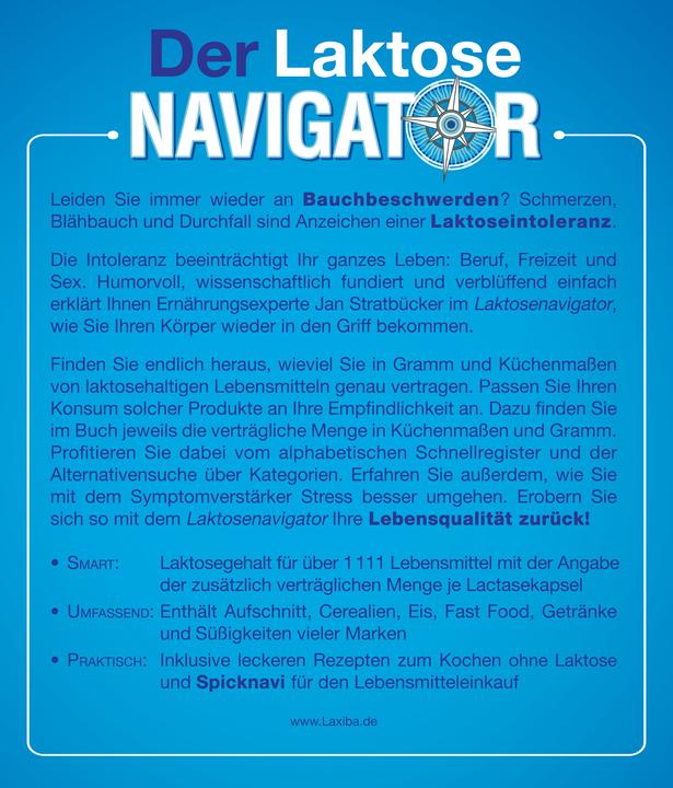 Produktbild - Der Laktosenavigator (Deutsch, Jan Stratbücker, 2018)