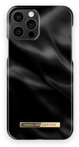 Image du produit iDeal Of Sweden Couverture rigide Designer Black Satin (Apple iPhone 12 Pro, Apple iPhone 12)