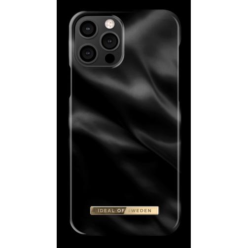 Thumbnail - iDeal Of Sweden Designer Hard-Cover Black Satin (Apple iPhone 12 Pro), Smartphone Hülle, Schwarz