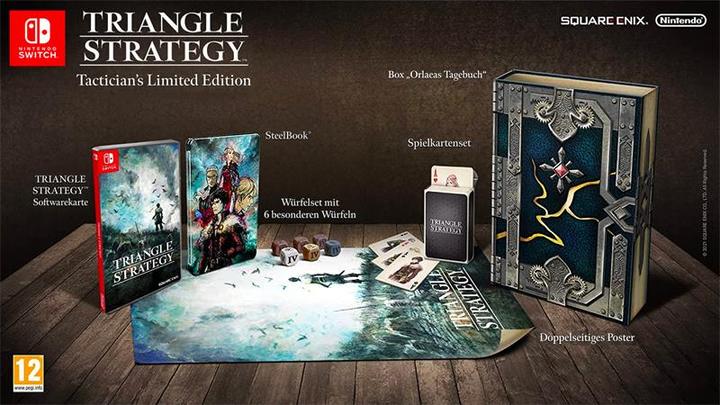Actual product image Nintendo Triangle Strategy Tacticians's Limited Edition (Switch, Switch Lite, Switch OLED, Multilingual)