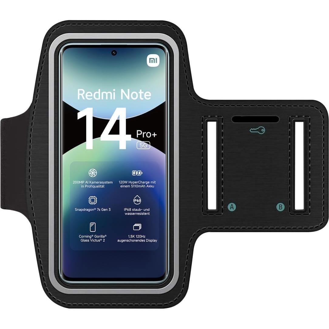 Thumbnail - SmartFitness Handy Sport Armband, Smartphone Sportarmband, Schwarz