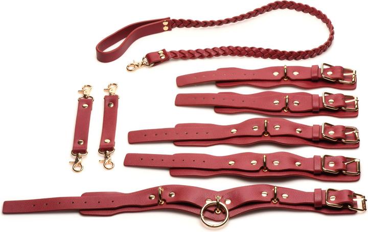 Actual product image Bedroom Bliss XR Brands - Lover's Restraints Set - Red