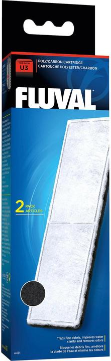 Image du produit Fluval Charbon polyactivé U3 (Filtres internes, Eau douce)